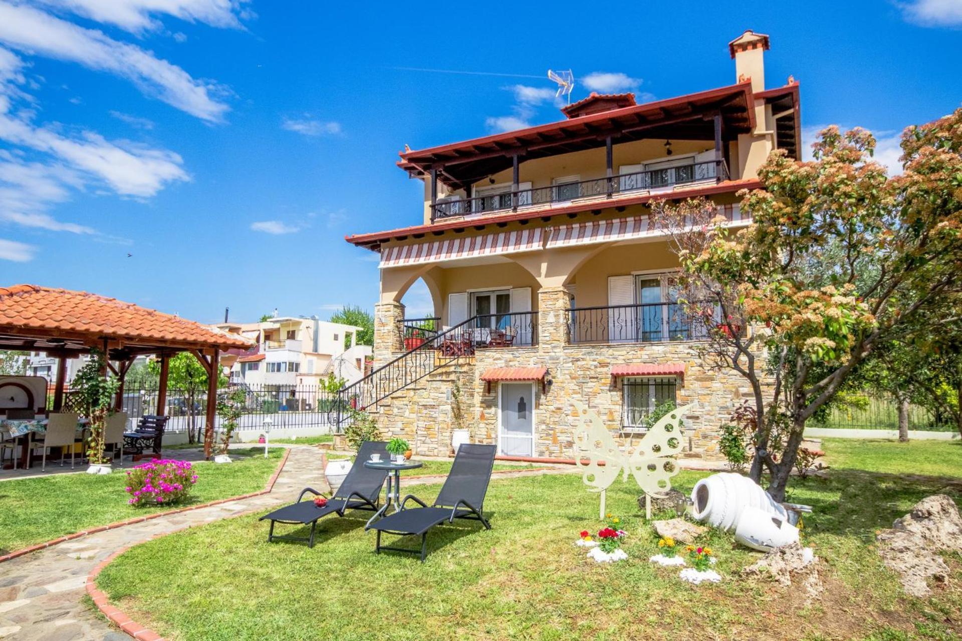 Private 6-Bdrm Villa With Garden 150M To Beach Paradíszosz Kültér fotó